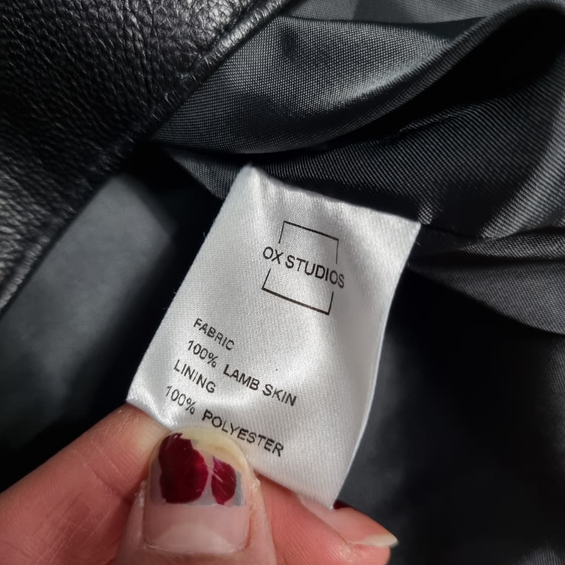 OX 스튜디오 램스킨 레더자켓  상품이미지6