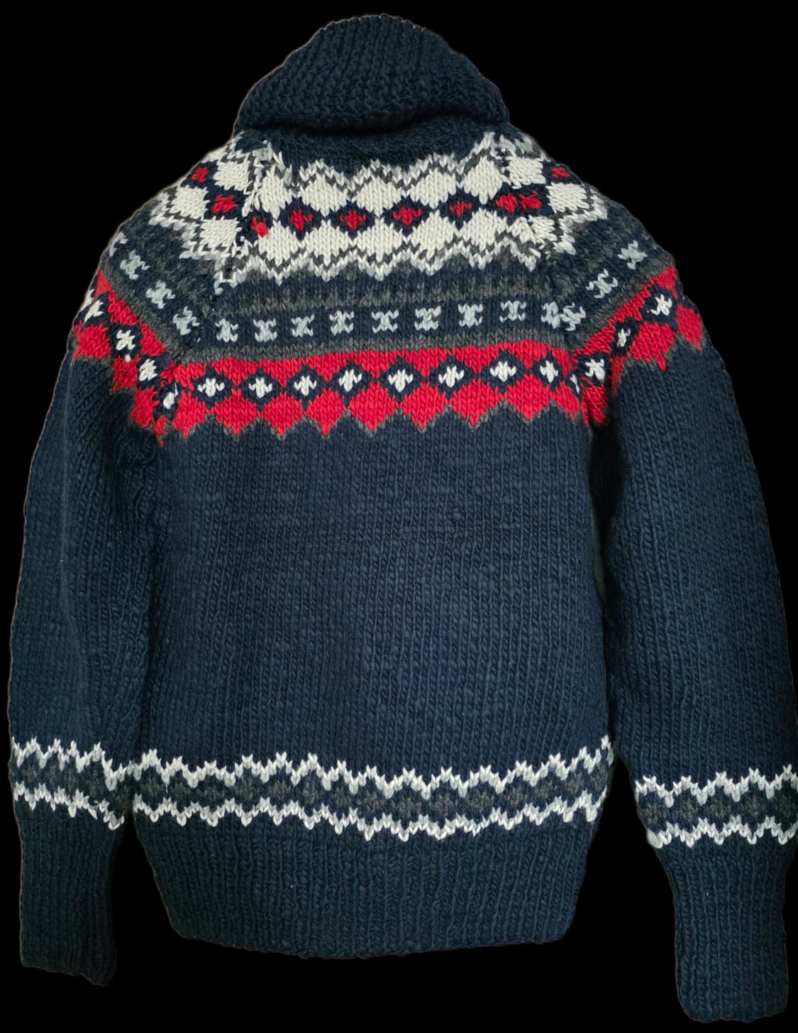 드레익스 공홈 구입 chamula 네이비&레드 가디건 상품이미지2