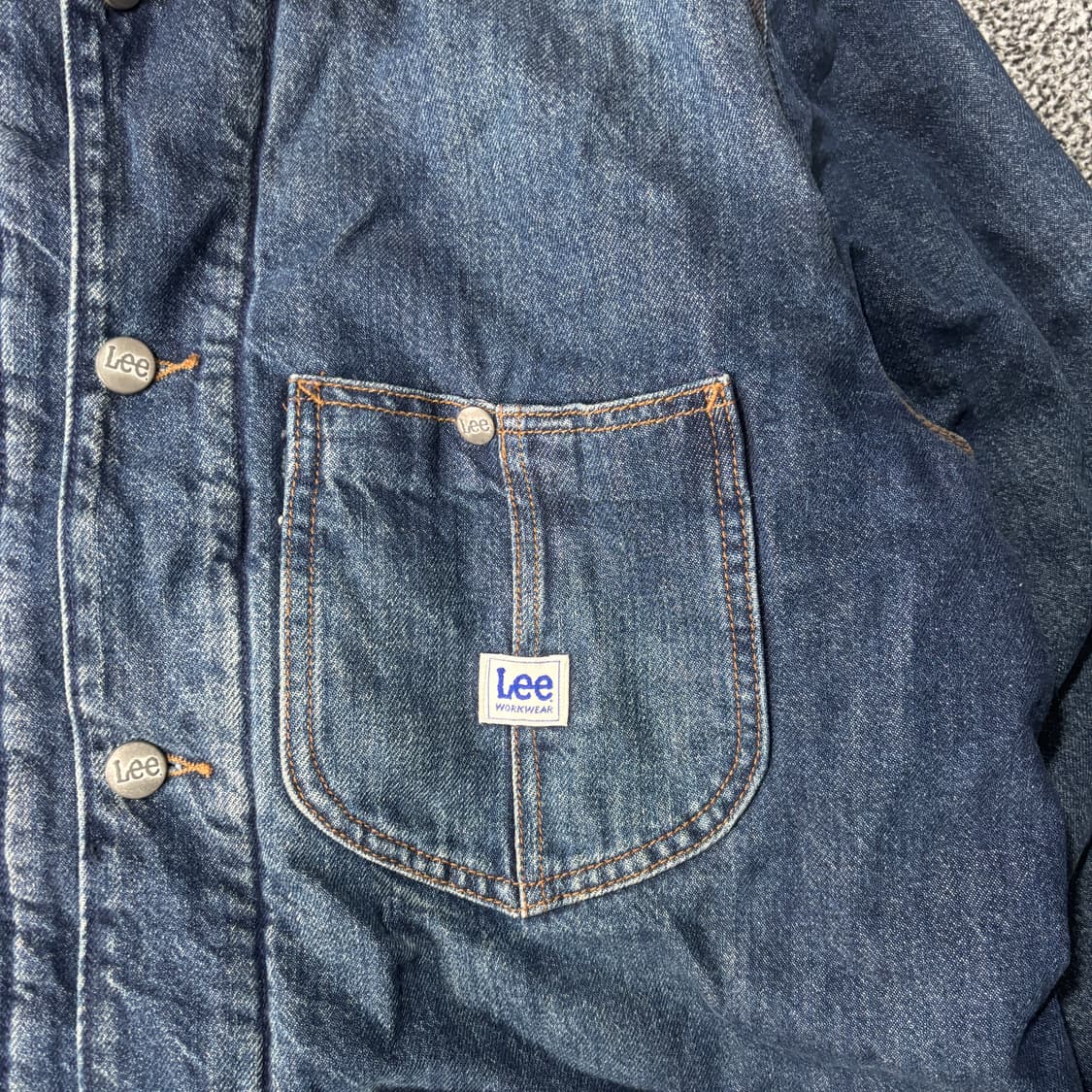 Lee 리 워크웨어 쉐르파 데님 자켓 (XL) 상품이미지3