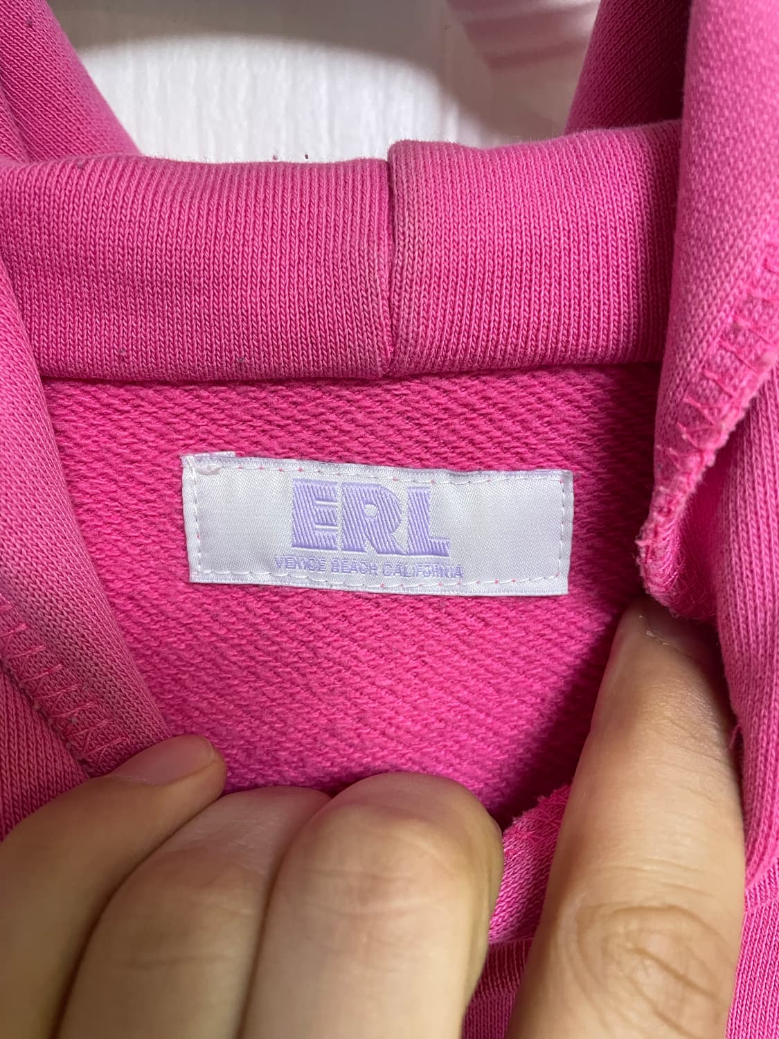 [L] ERL 베니스 핑크 후드 상품이미지4