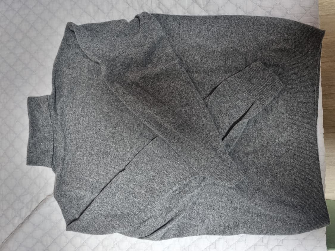 스테디에브리웨어 울 캐시미어 터틀넥 니트 그레이 3사이즈 상품이미지1