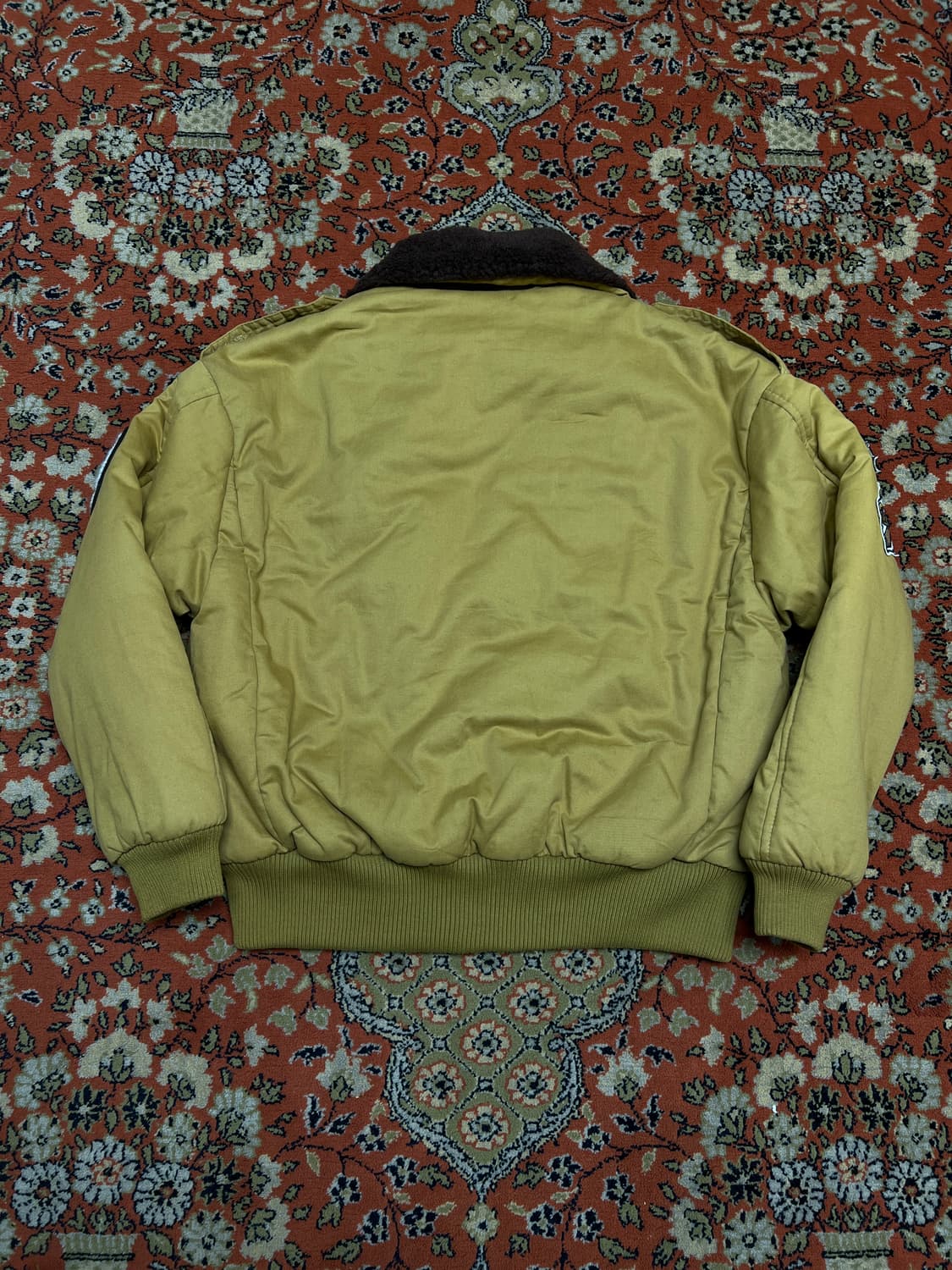 [Free] B10 패치 항공자켓 베이지 상품이미지3