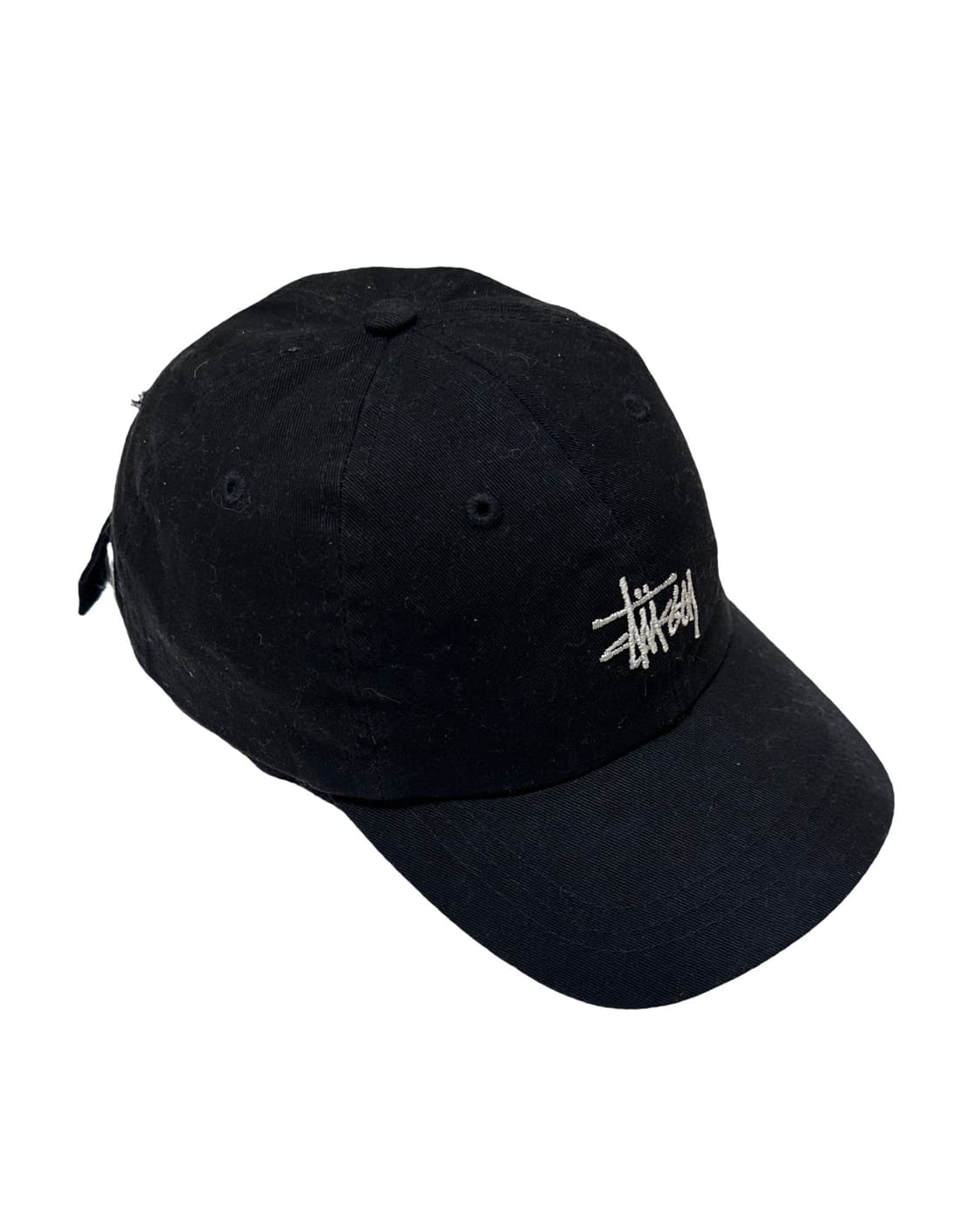 스투시 스탁로고 블랙 볼캡 모자 상품이미지1