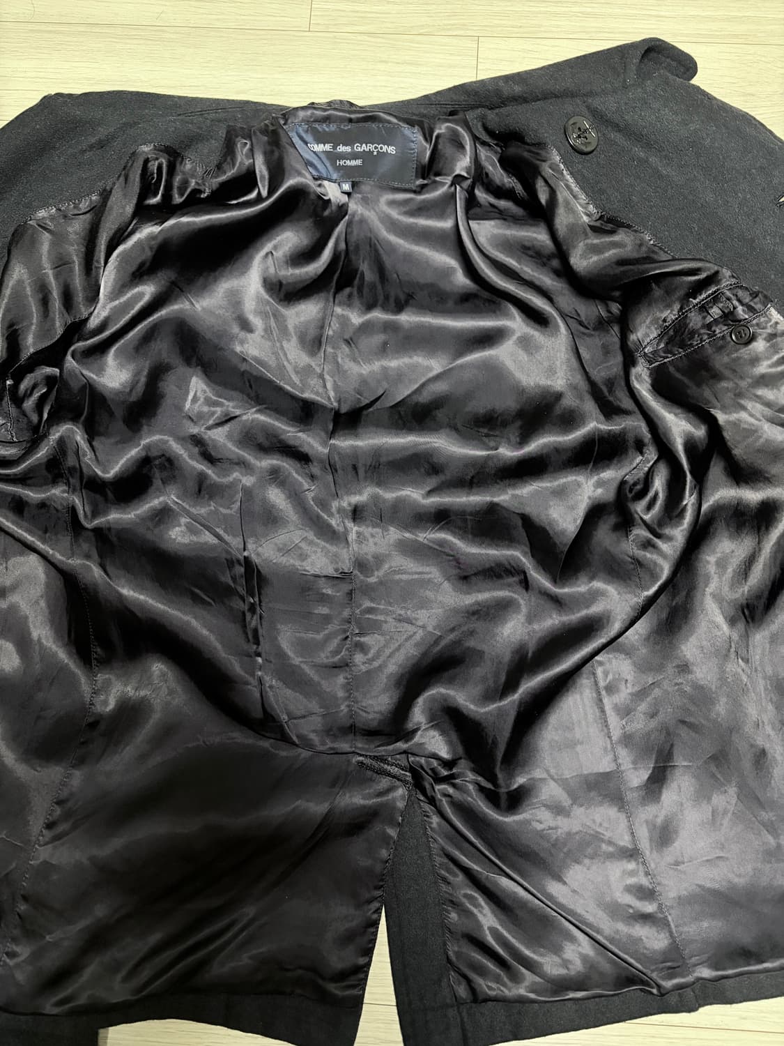 꼼데가르송 옴므 피코트 상품이미지7