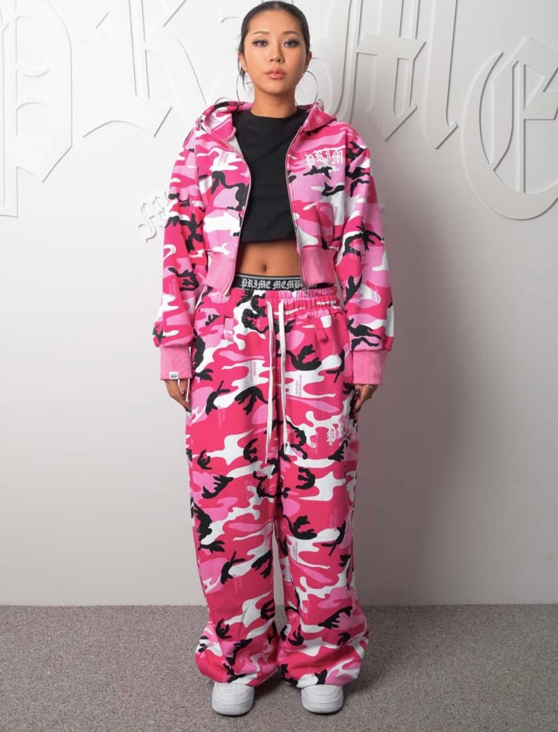 Prime Logo Wide Joggers Pink Camo 상품이미지1