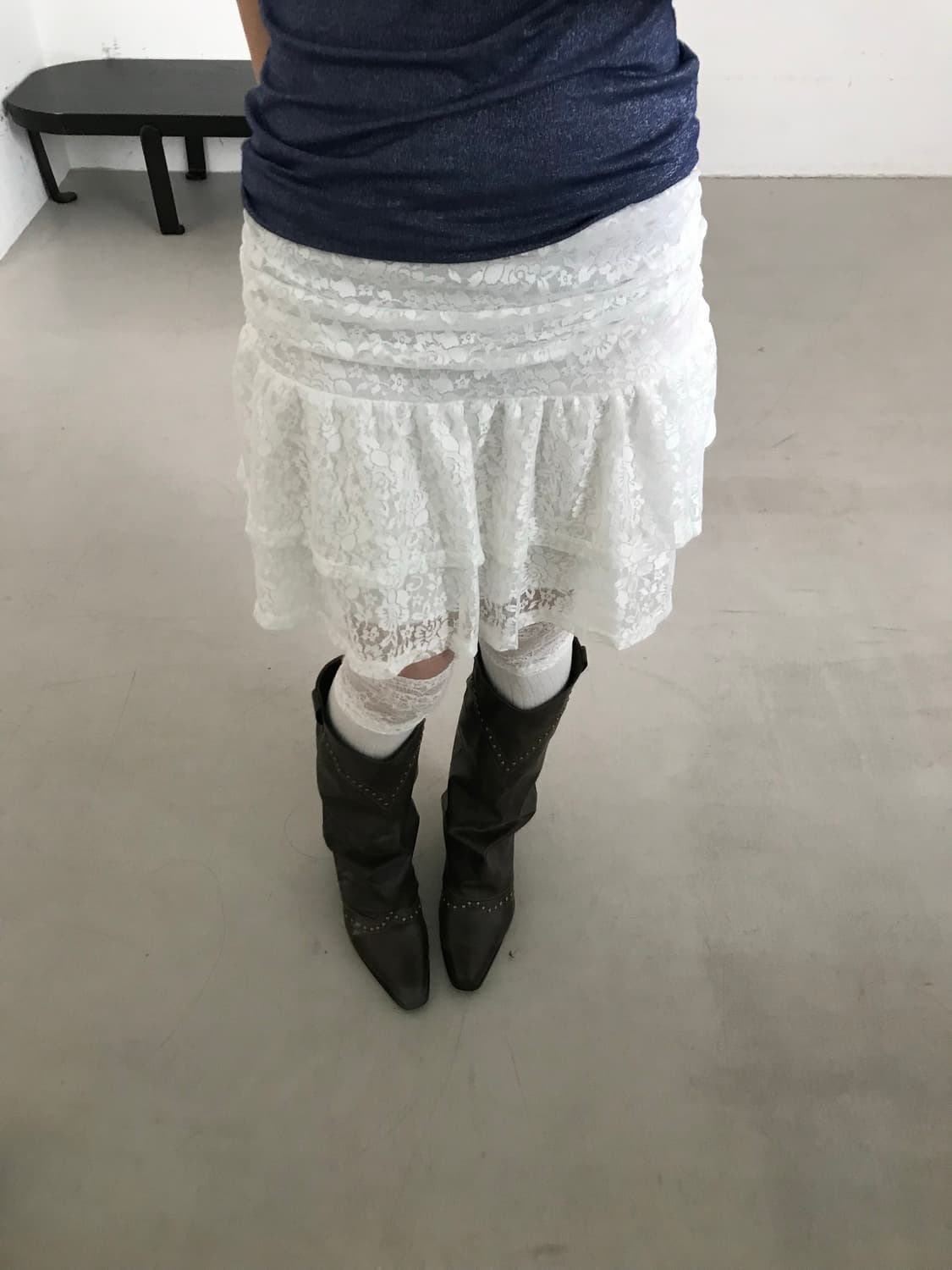 vintage lace skirt 상품이미지2