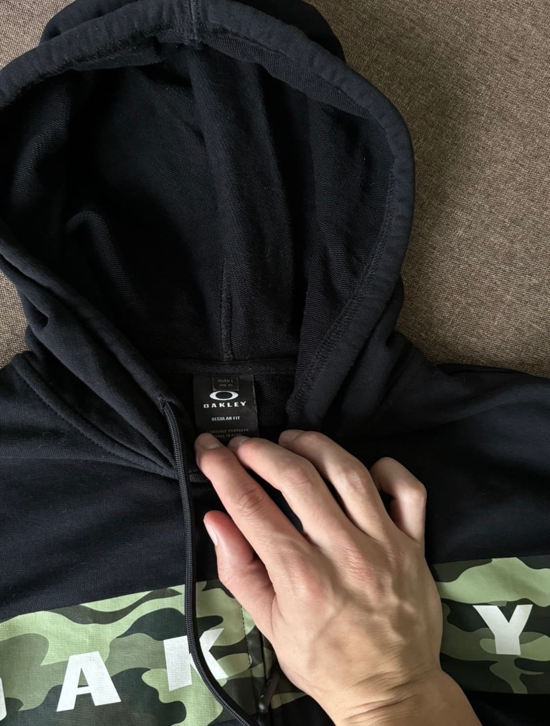 빈티지 오클리 카모 후드집업 상품이미지2