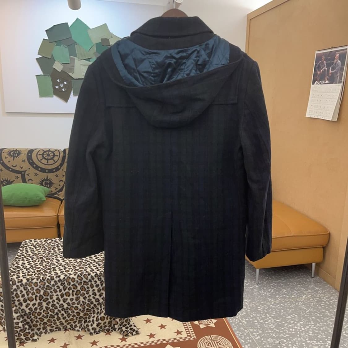 폴로 랄프로렌 유니크 모리 체크 떡볶이 더플 코트 S C08932 상품이미지4