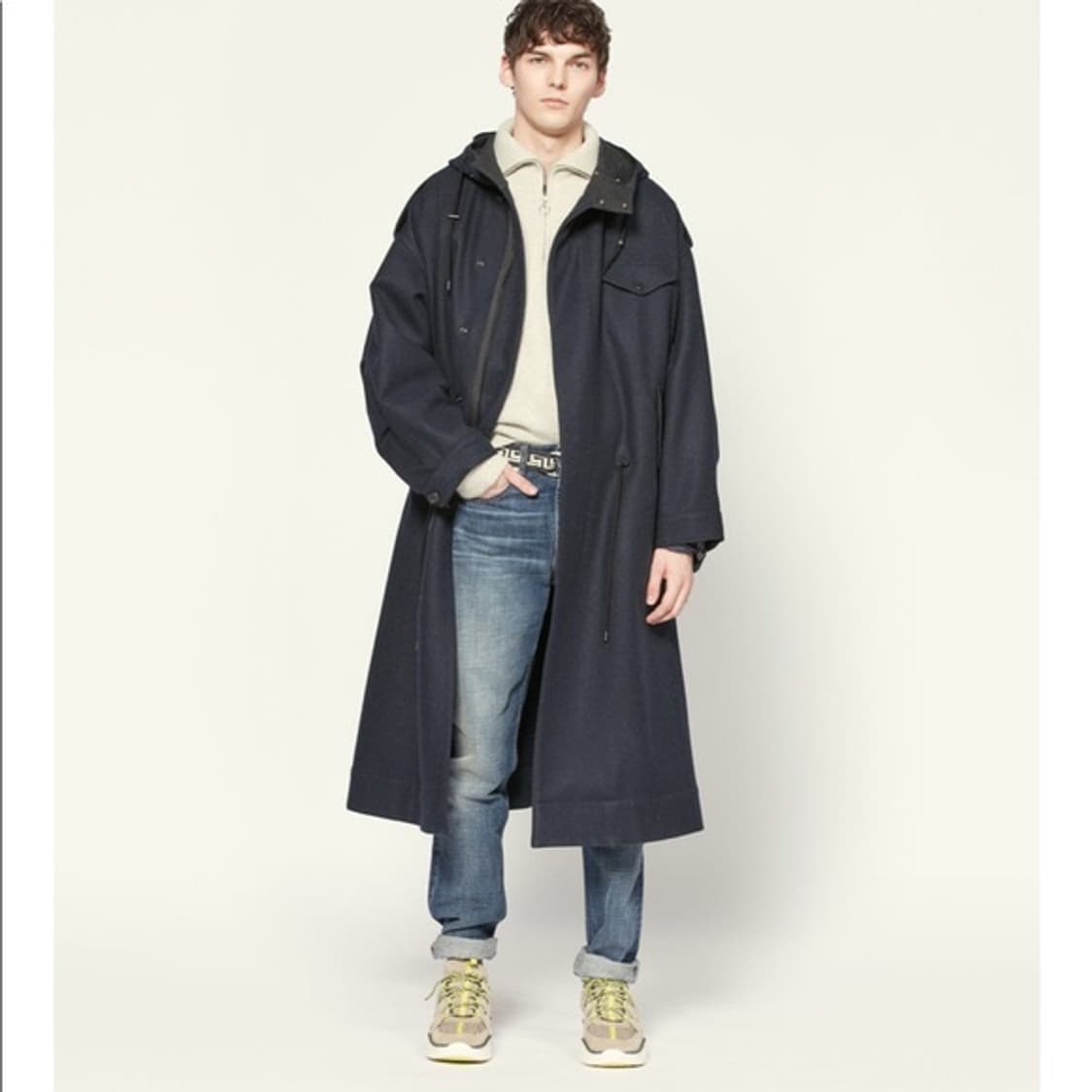 이자벨마랑 Obrentano Coat 네이비 M사이즈 (105) 상품이미지2