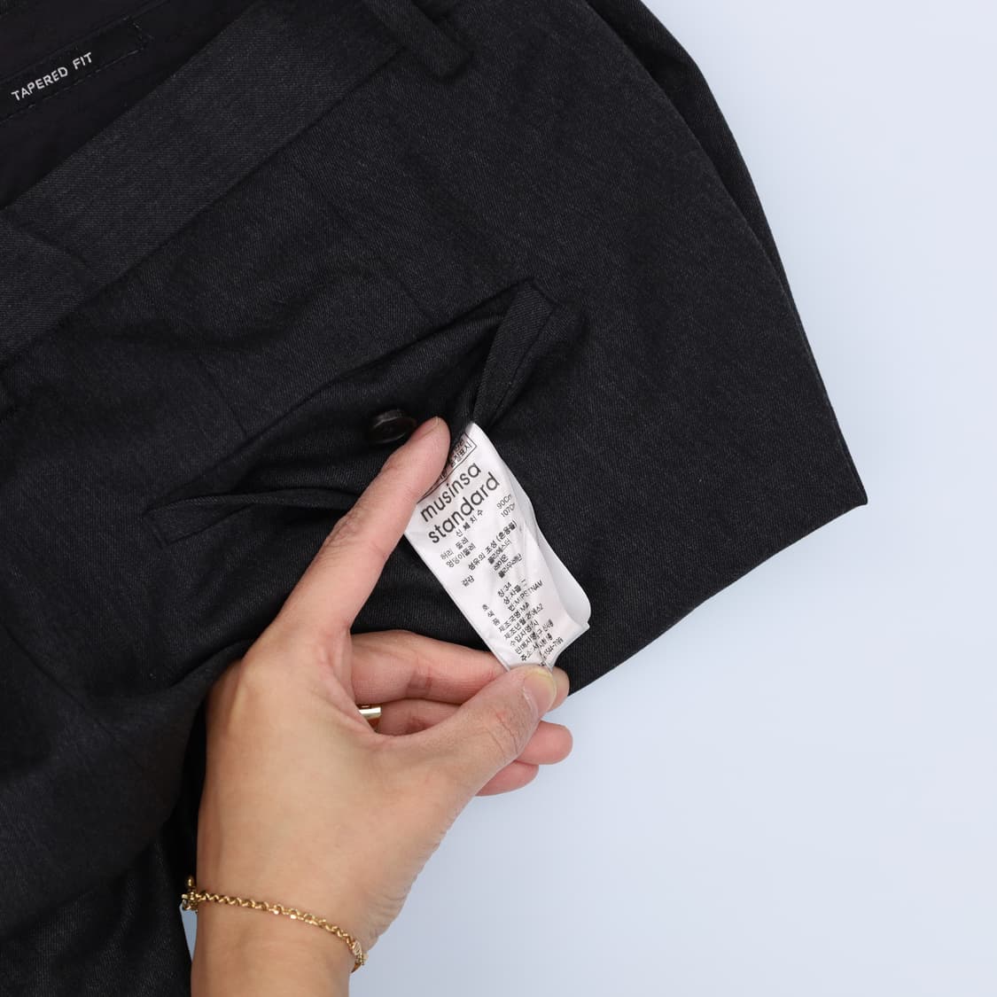 [34] 무신사스탠다드 슬랙스바지 팬츠 1210H2 상품이미지4