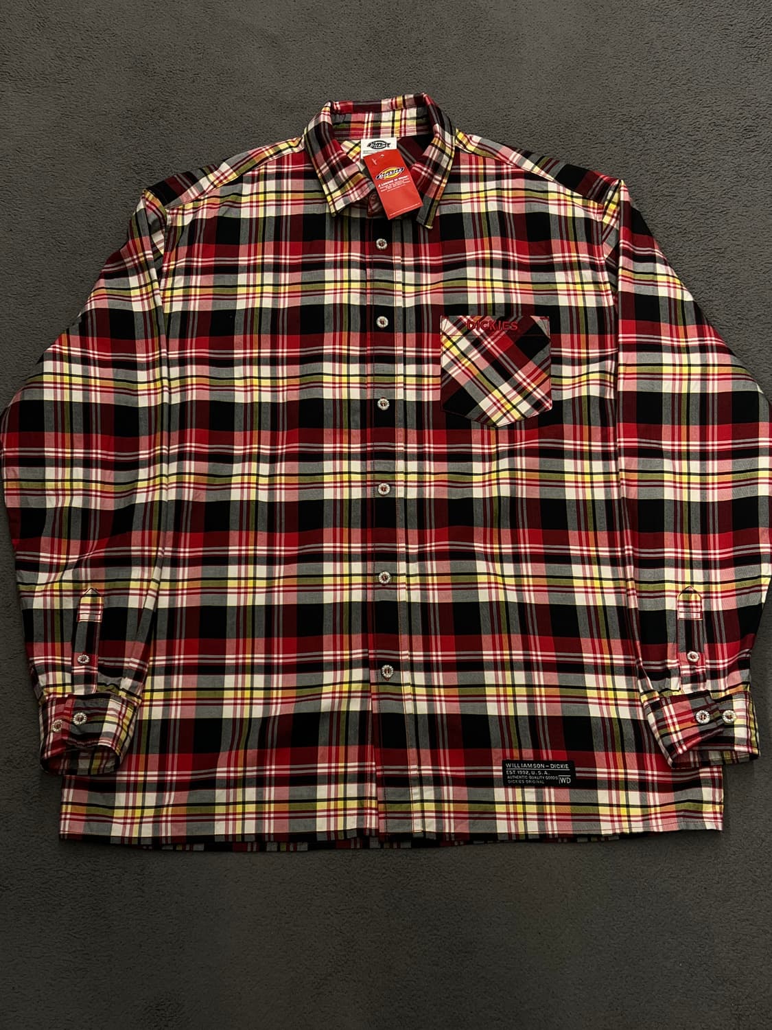 디키즈 포켓 체커셔츠 새상품 처분  상품이미지1