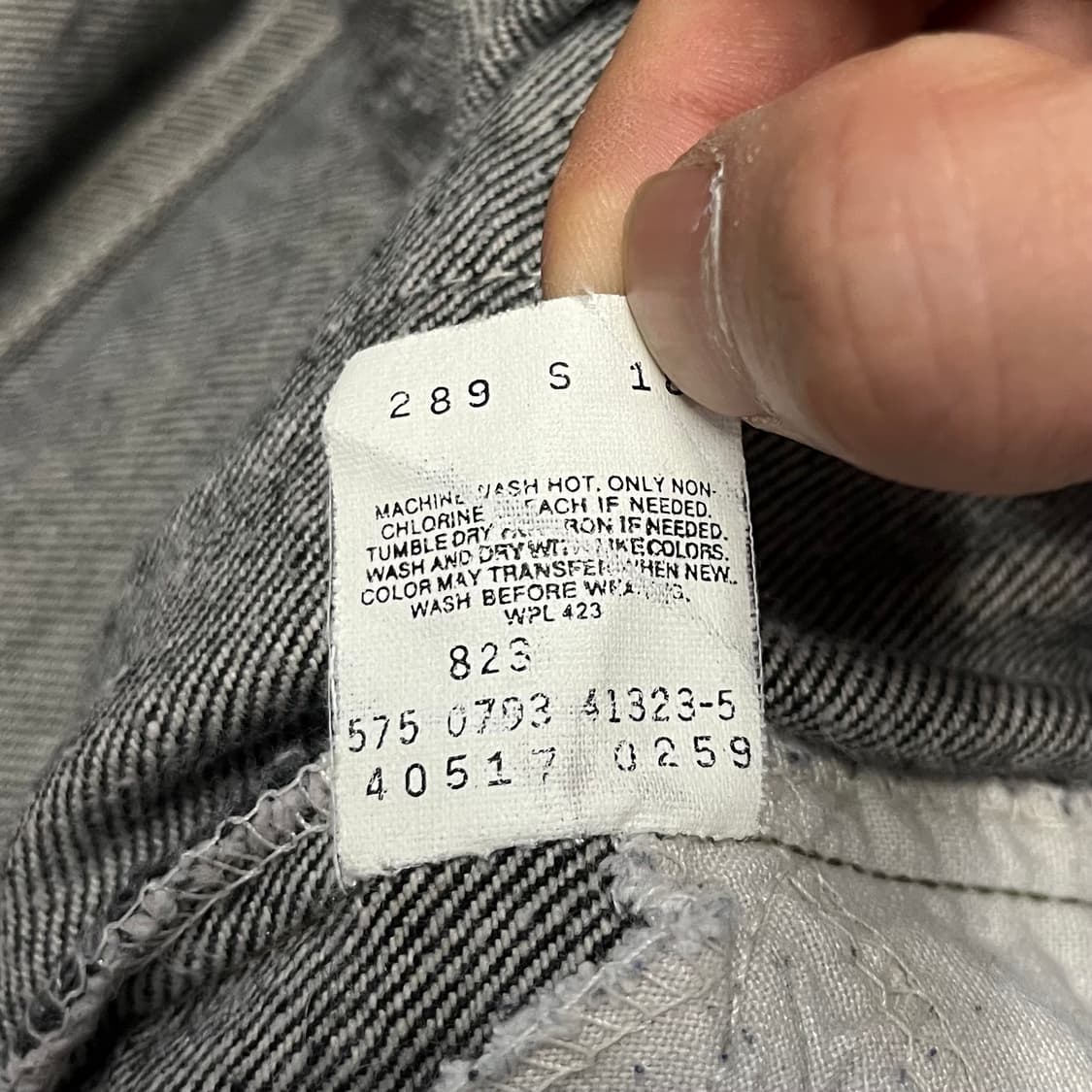 90s USA Levis517 블랙 (35“) 상품이미지6