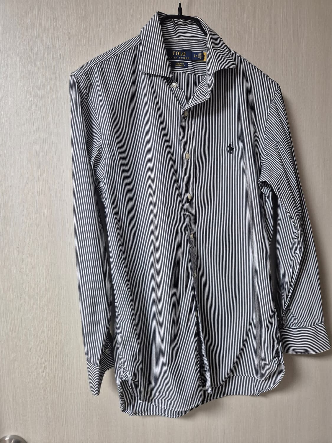 (정품) 폴로 랄프로렌  커스텀핏 포플린 셔츠 스몰 (95) 큐알택 상품이미지1