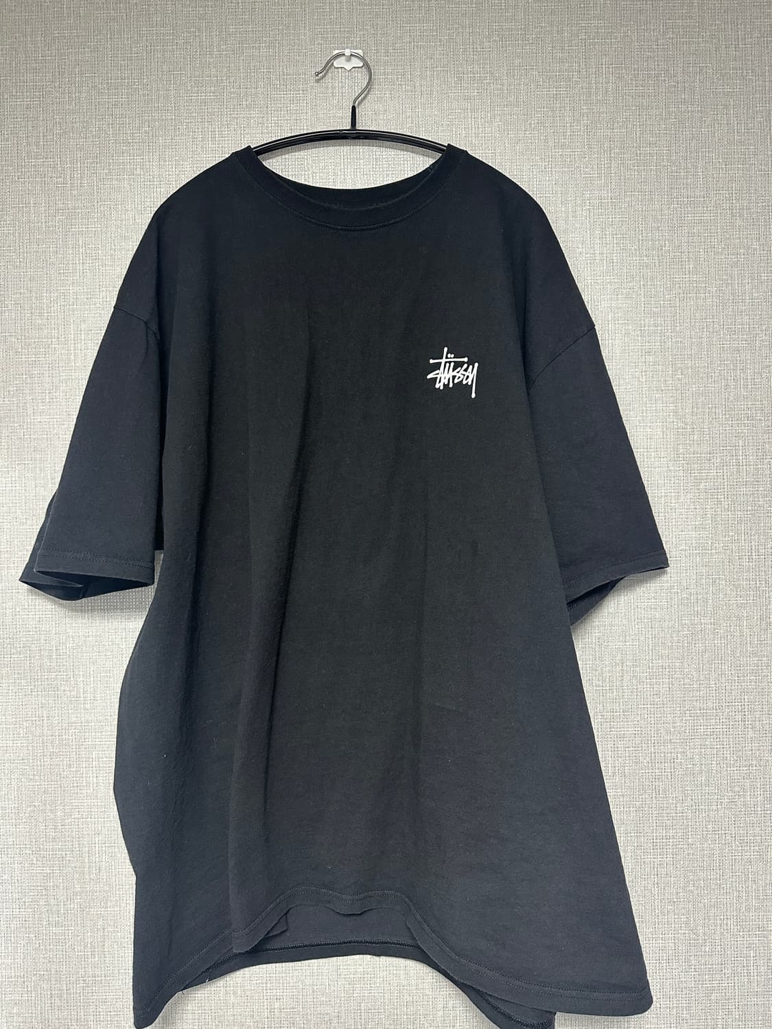 스투시 기본 반팔티(검정/2XL) 상품이미지4