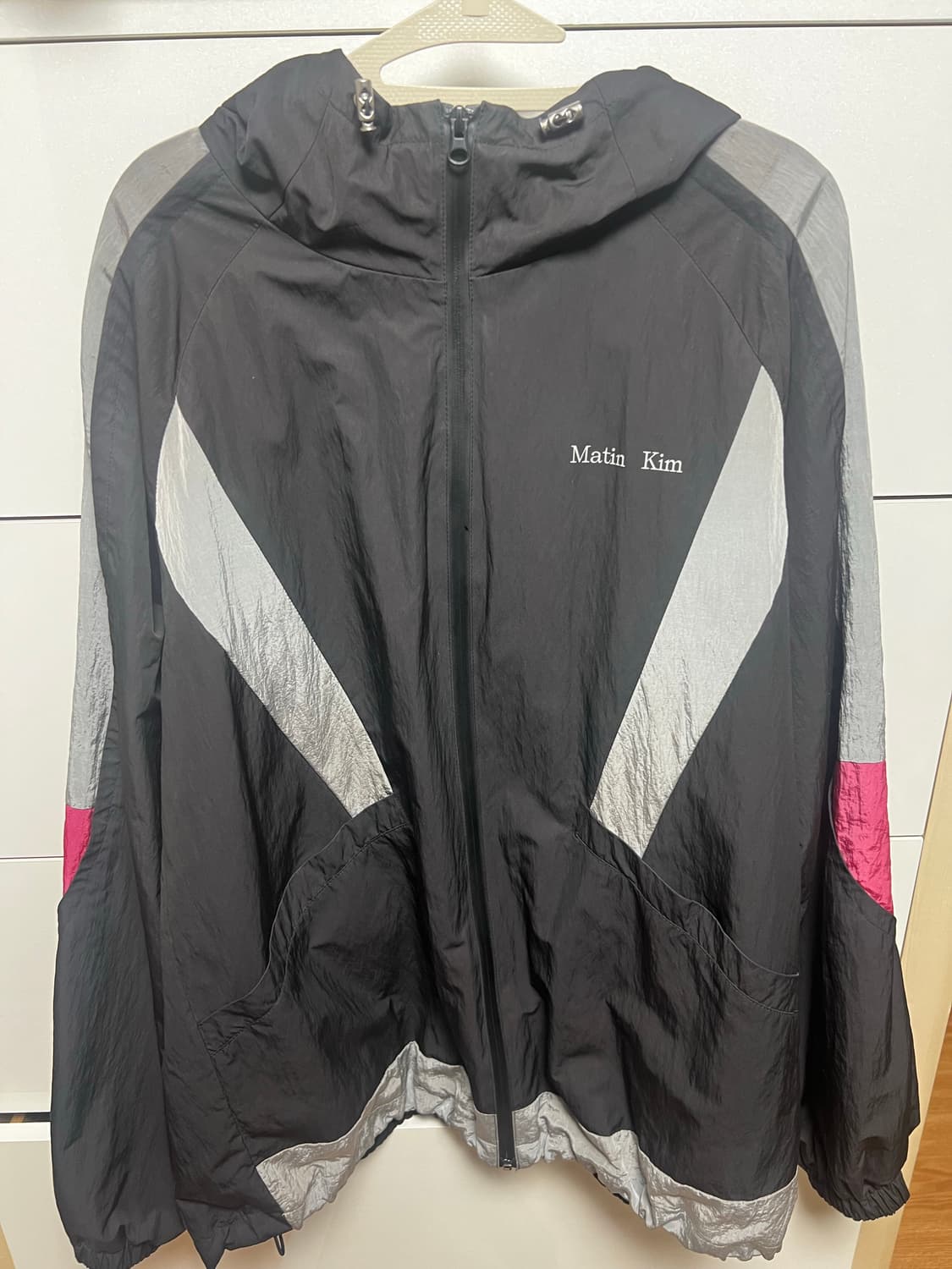 마뗑킴 하이커 후디 점퍼 블랙 상품이미지2