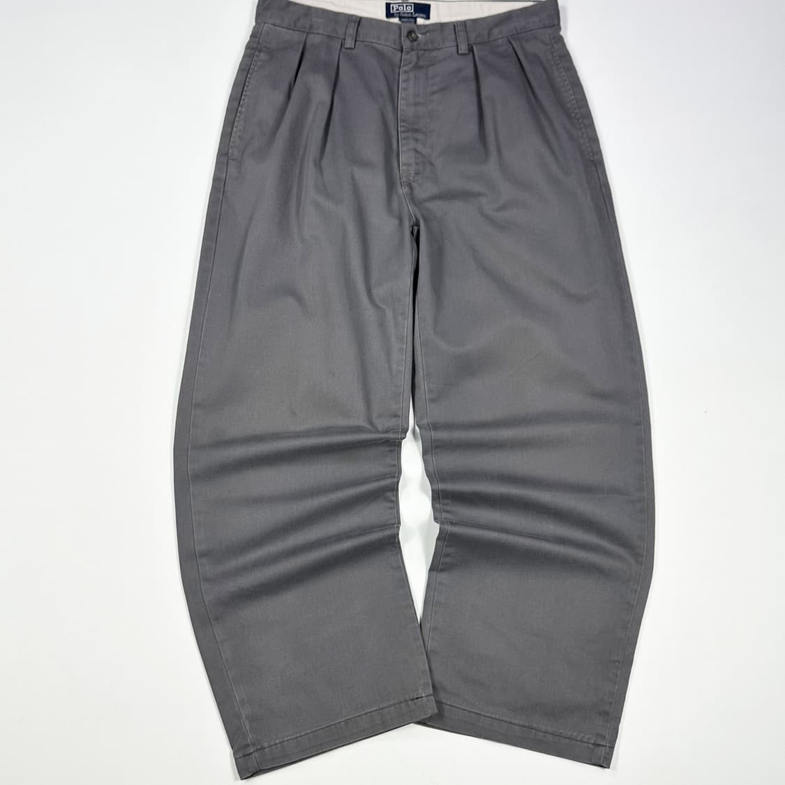 32 폴로 랄프로렌 클래식 와이드핏 치노팬츠 그레이 상품이미지2