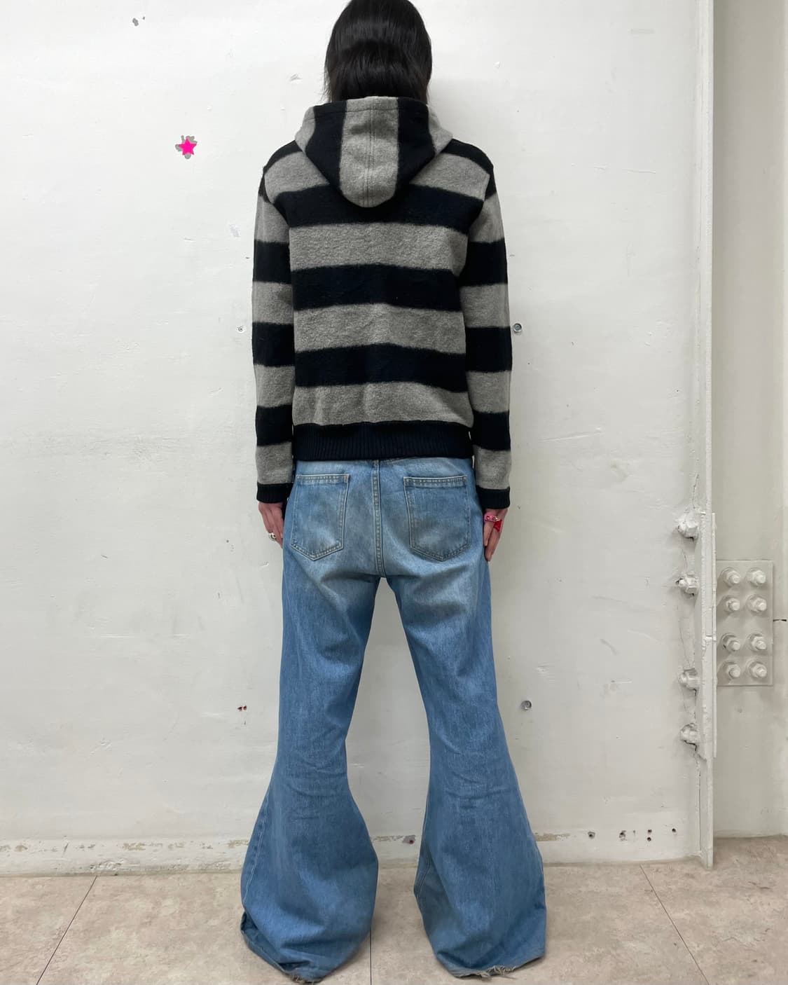 Beams Stripe Grey Jacket  상품이미지5