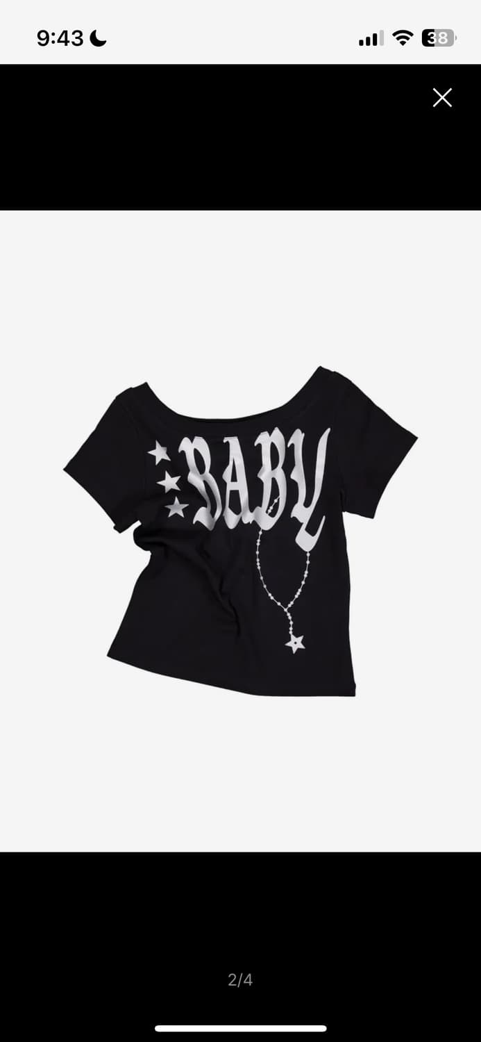 셋업이엑스이 BABY WIDE NECK TOP 원숄더 상품이미지2