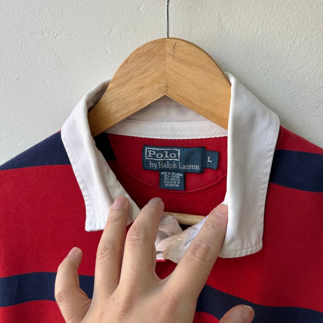 16305 - 폴로 랄프로렌 스트라이프 럭비티 상품이미지3