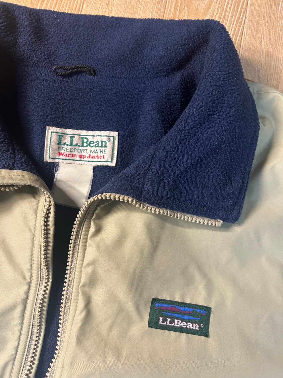 L.L.Bean 엘엘빈 90s USA 빈티지 warm-up jacket 상품이미지3