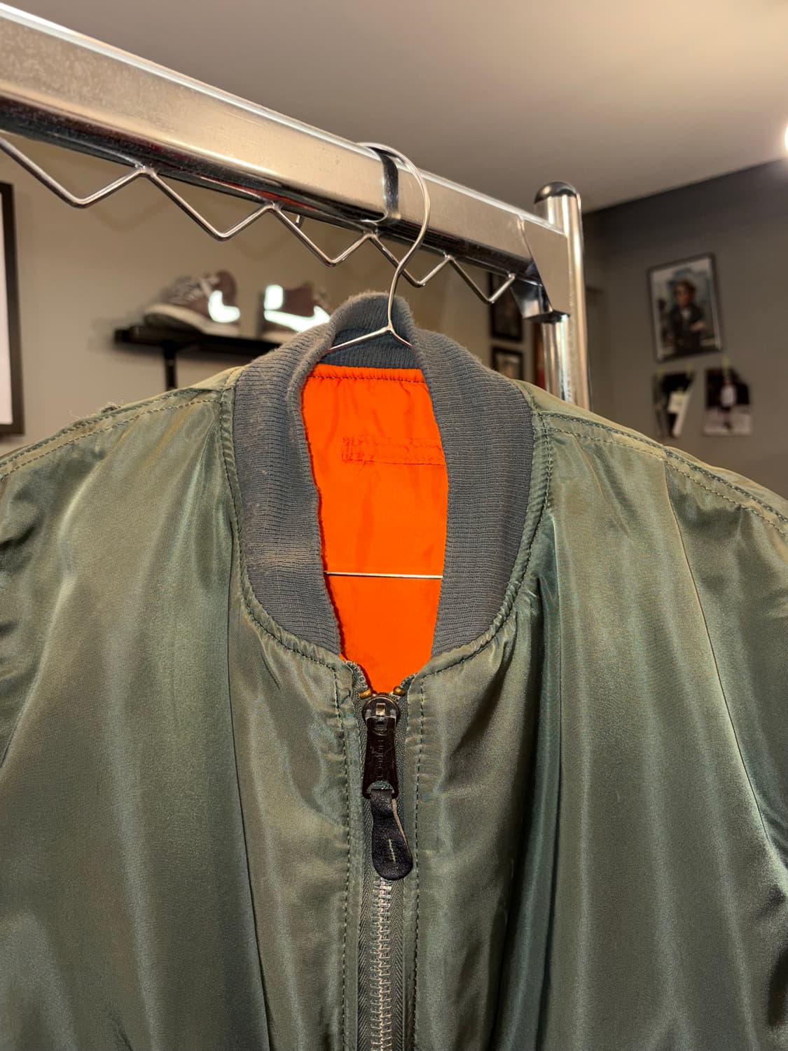 90’s Alpha Industries Ma-1 USA jacket 상품이미지5