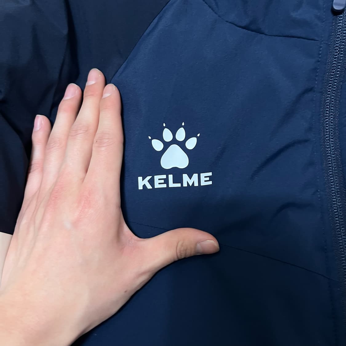 켈미 남성 로고 후드 롱패딩 L/100  상품이미지3