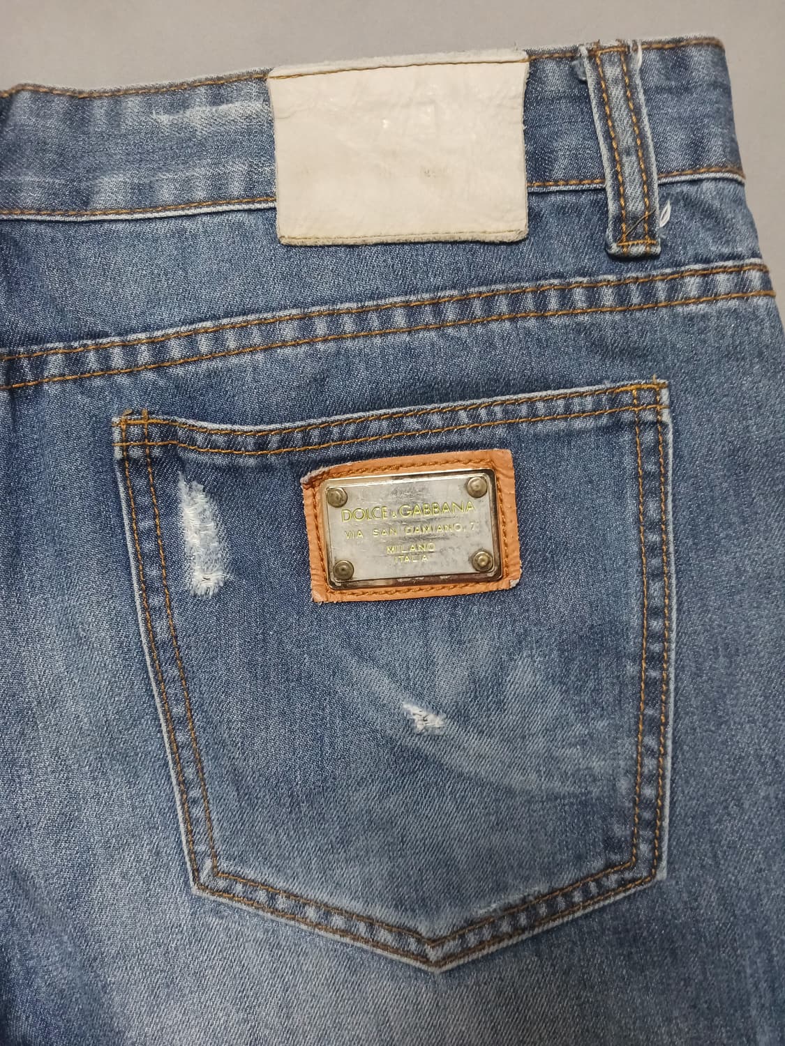 [34] 돌체앤가바나 데미지 클래식진 청바지 상품이미지10