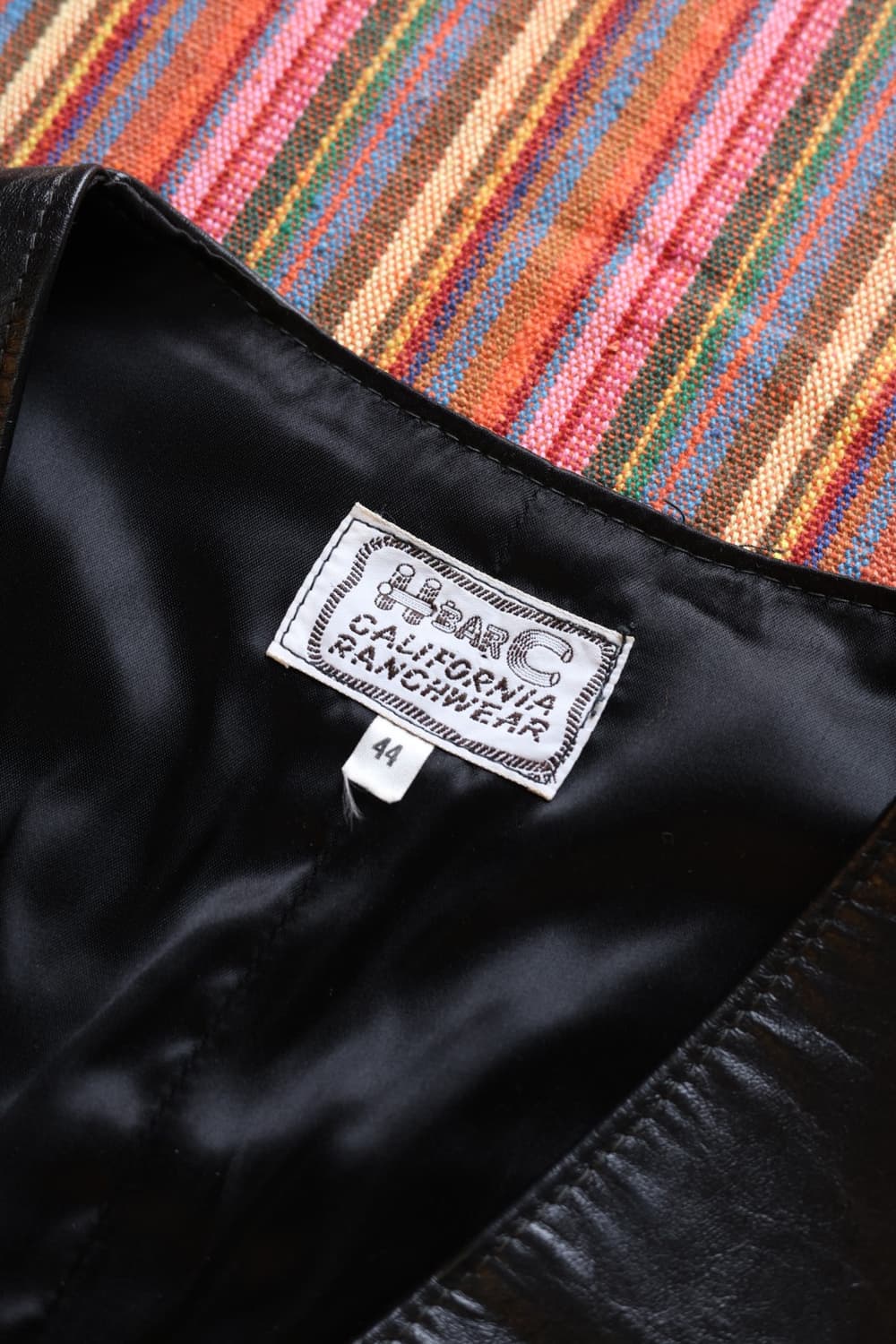 H bar c 에이치바씨 60s 웨스턴 cowhide 레더 베스트 상품이미지2
