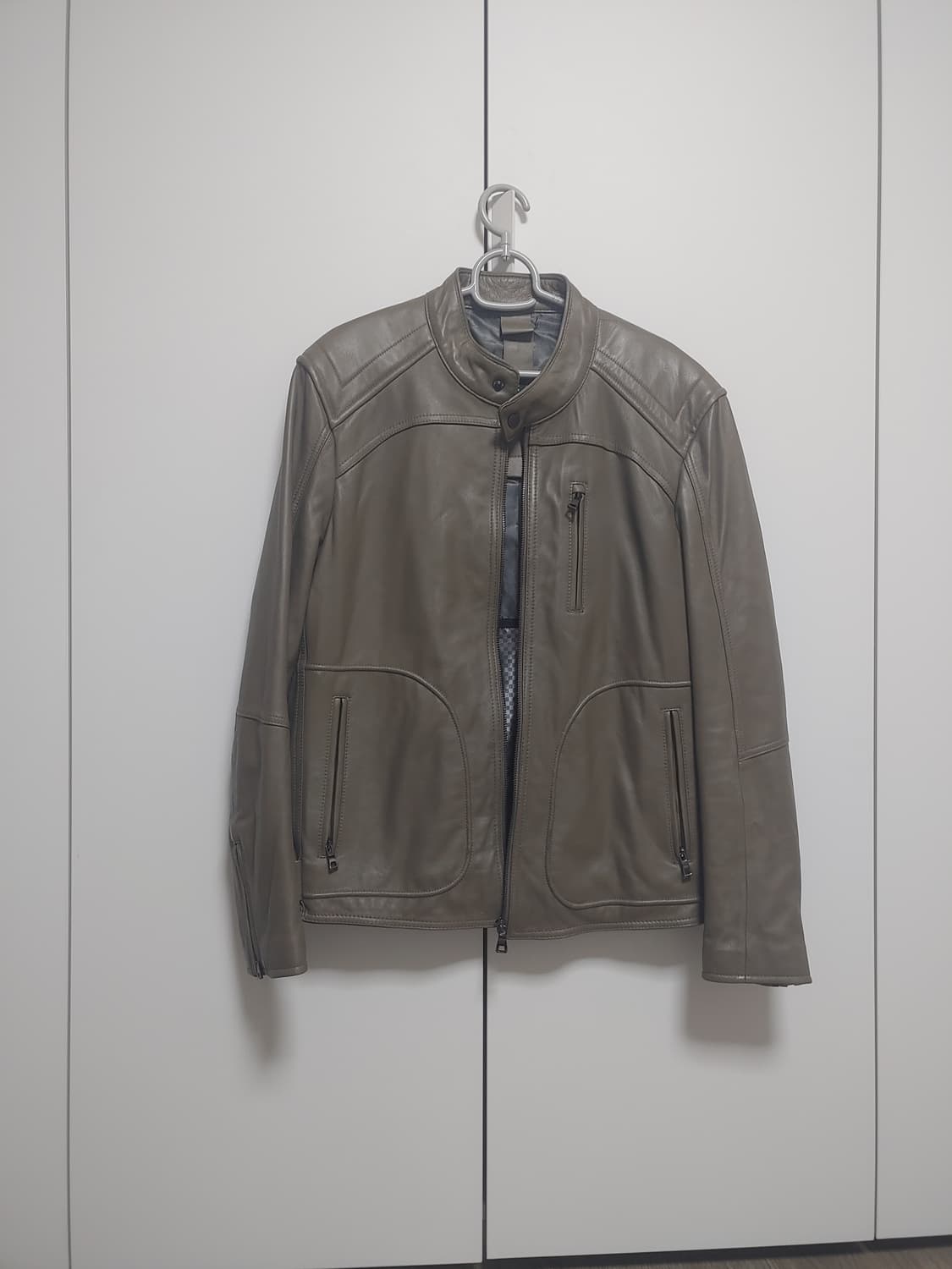 페리앨리스 남성 리얼 양가죽 자켓-100사이즈 상품이미지2