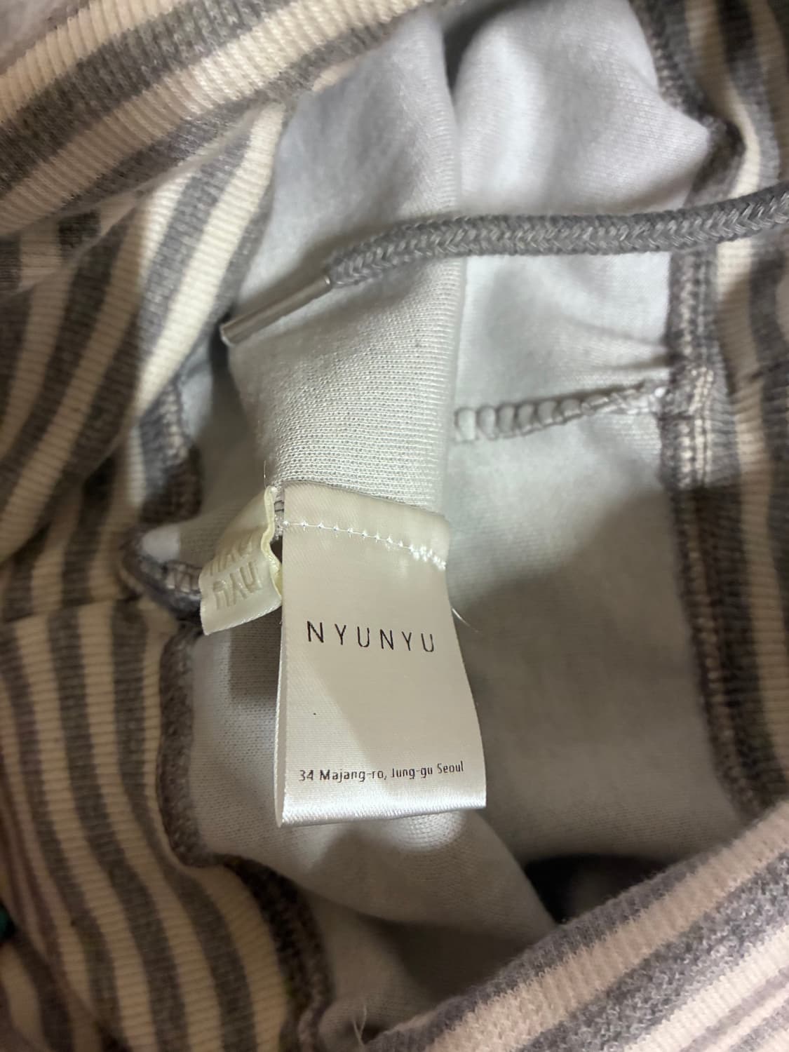 뉴뉴 회색 스웨트팬츠 상품이미지2