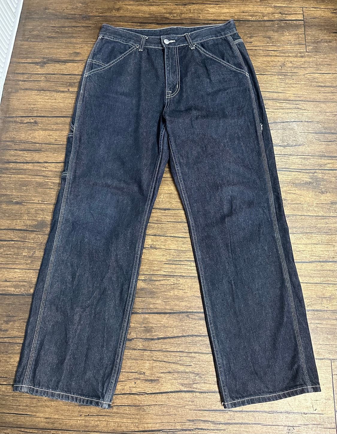 STABLE GARMENTS 카펜터 와이드 데님팬츠 32 상품이미지5