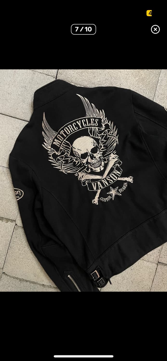 밴슨 모터사이클 코튼 자켓 상품이미지7