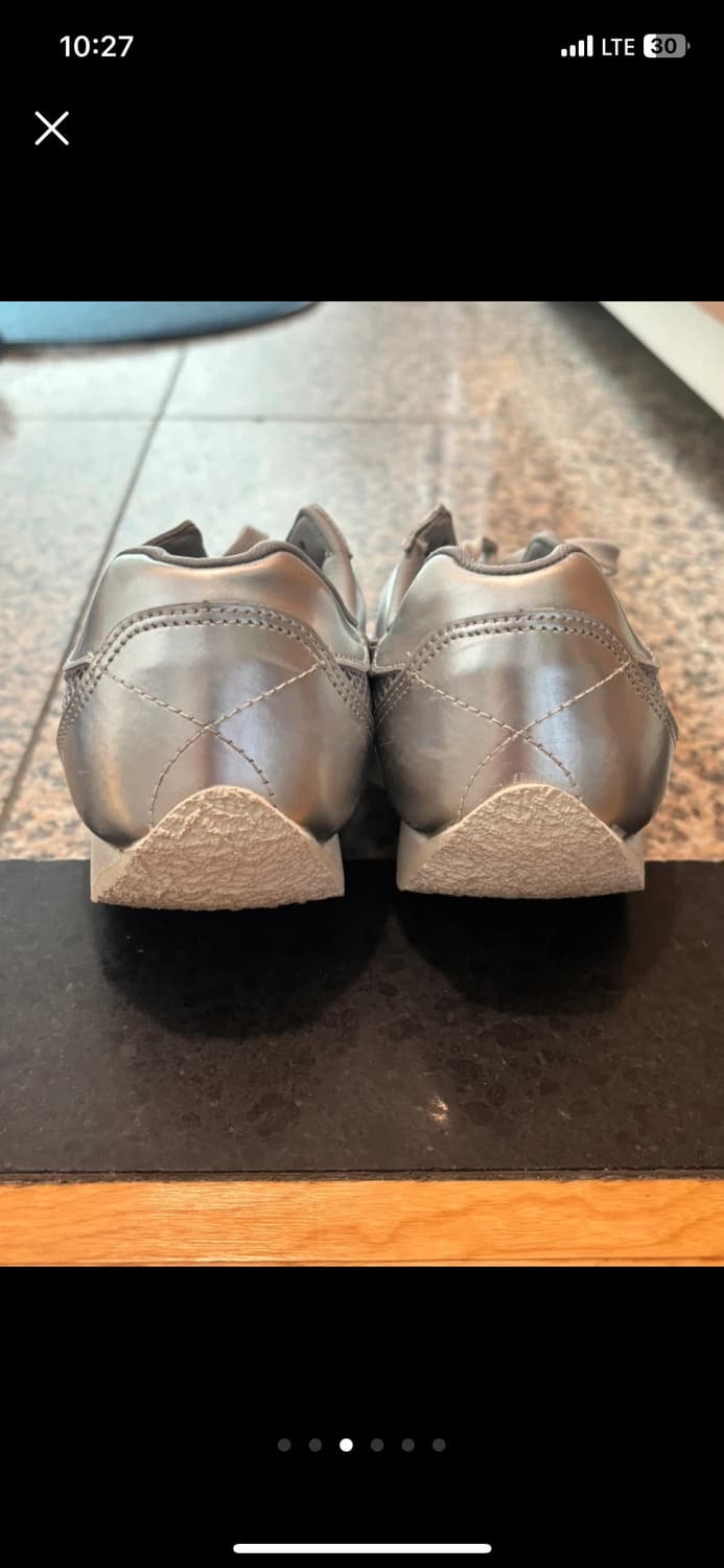 야세 스파이더 레더 스니커즈 실버 240 상품이미지3