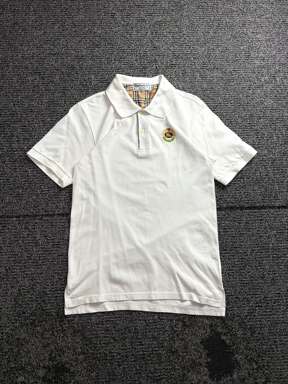 버버리 크레스트 자수로고 피케이 반팔티 3125 상품이미지2
