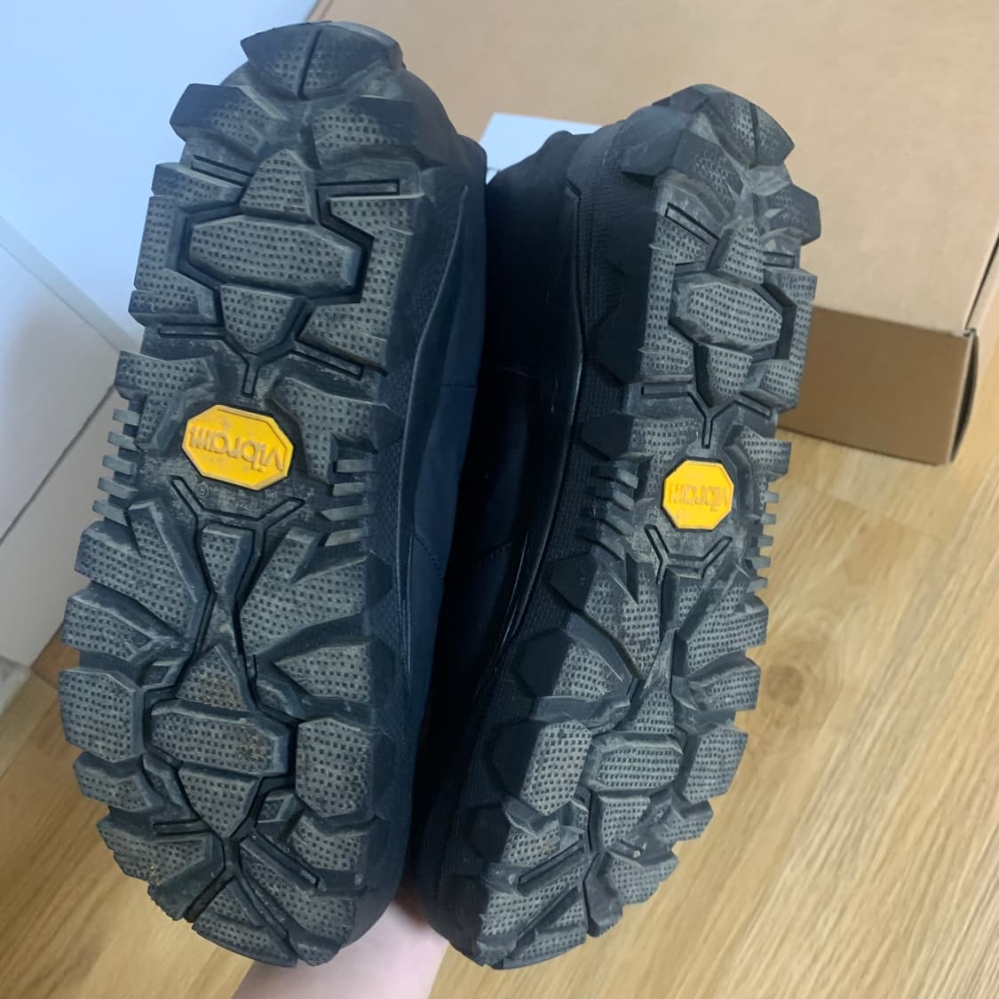 쓰리투에이티 비브람 그런지 레더 숏 부츠 상품이미지7