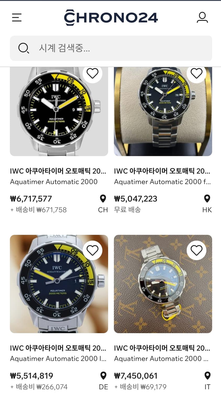 IWC 아쿠아타이머 오토매틱 2000 (IWC356801) 상품이미지1
