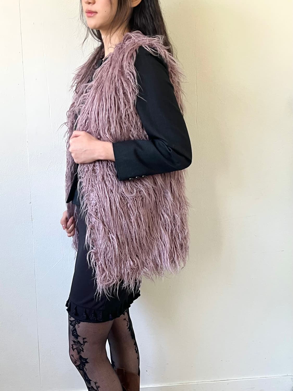 Frame 라벤더 퍼 베스트 자켓 상품이미지6