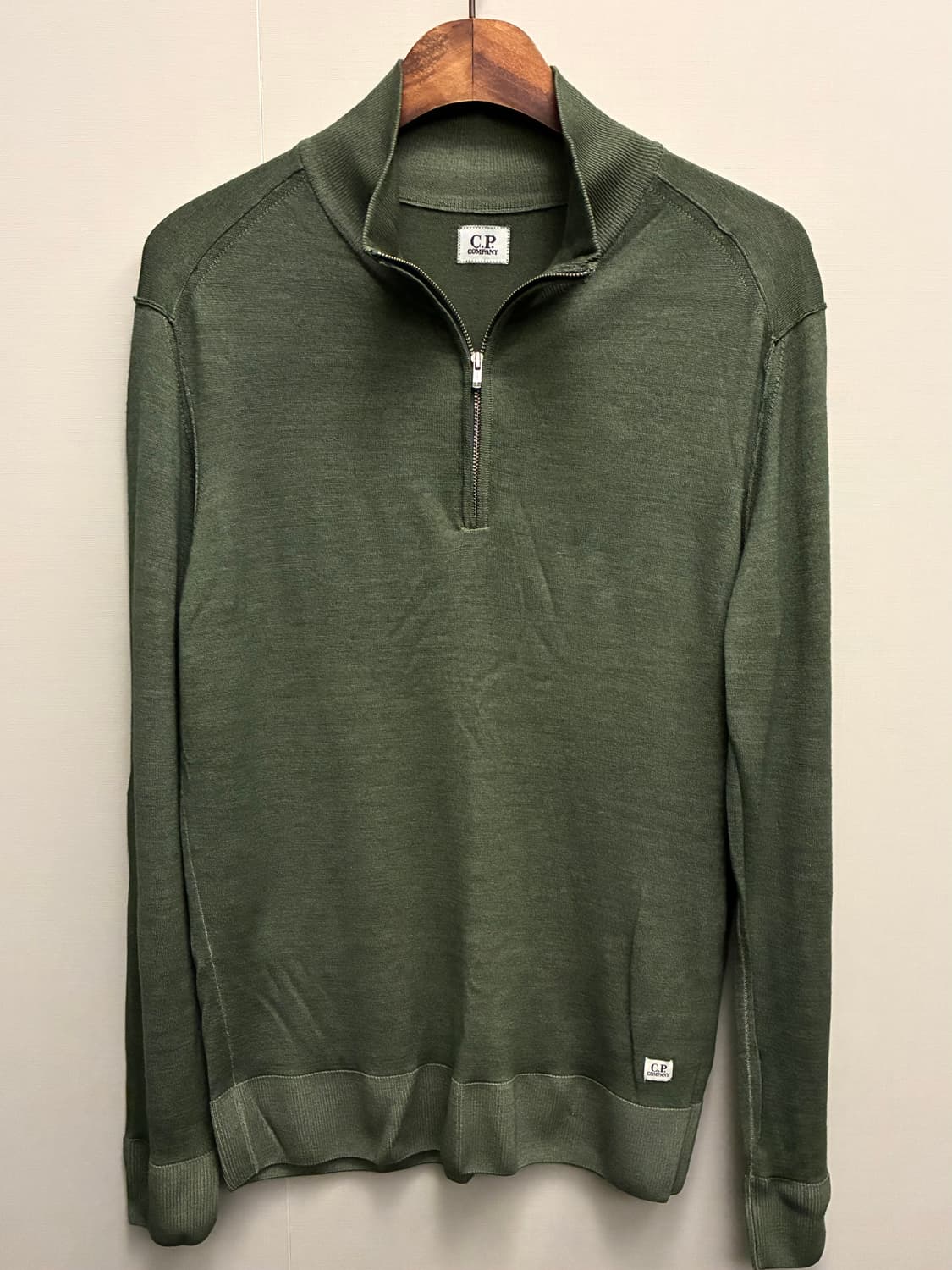 (48/M)00s CP컴퍼니 라나울 니트 반집업 쿼터집업  상품이미지1