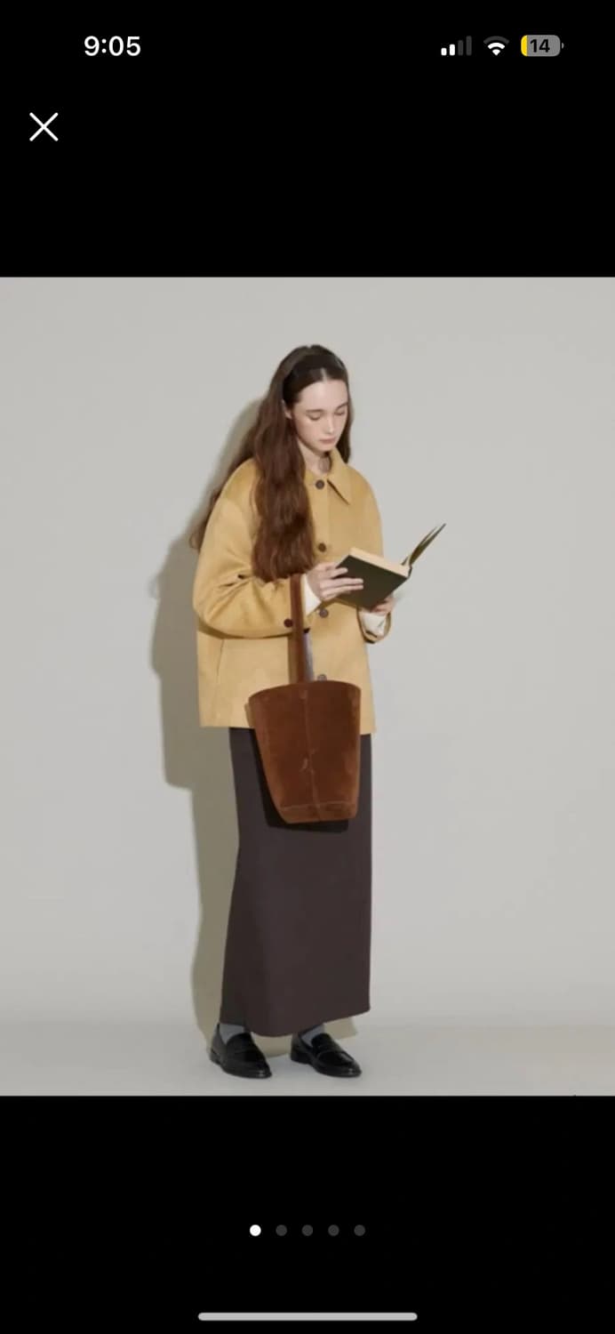 ODS 비건 스웨이드 자켓 베이지 상품이미지2