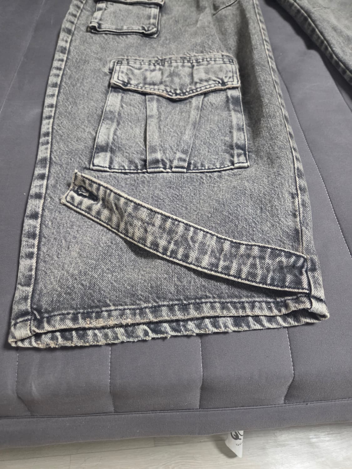 자라 유틸리티 카고 진 블랙 42사이즈 상품이미지3