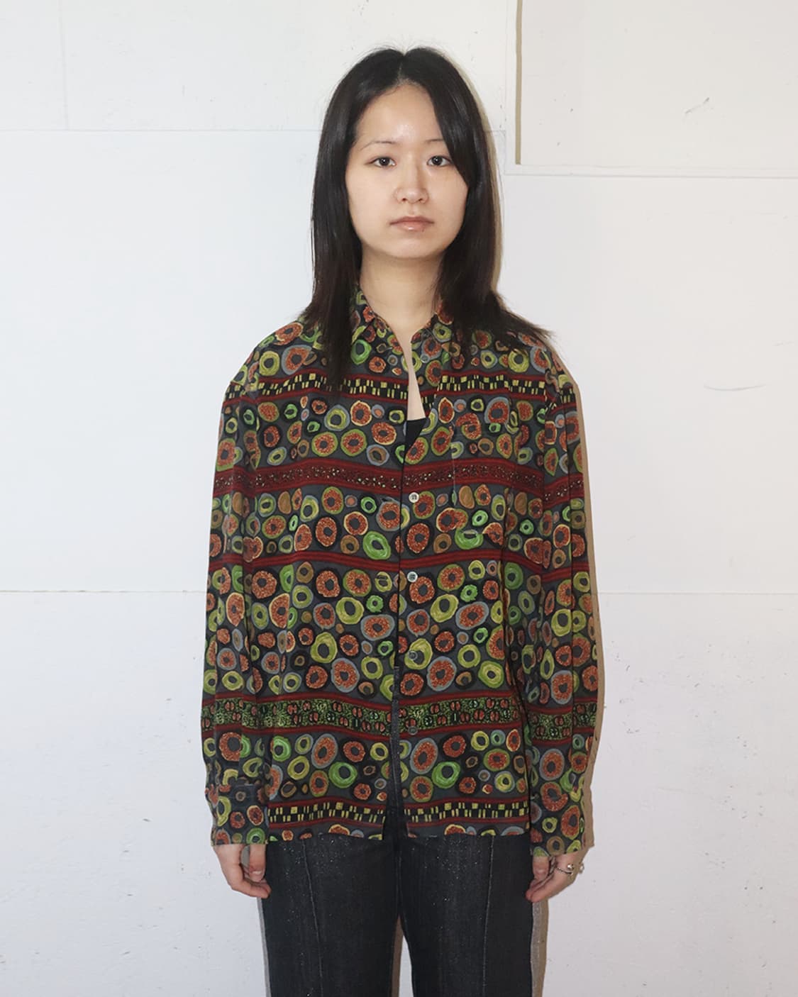 장 폴 고티에 90s 서클 패턴 셔츠 상품이미지1