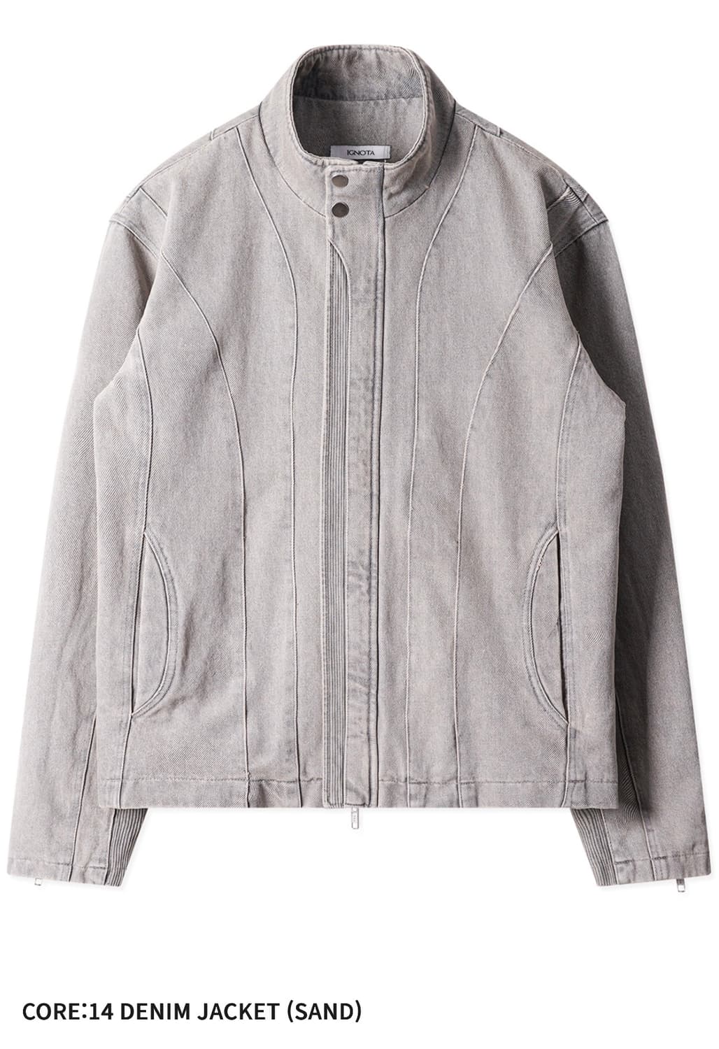 CORE:14 DENIM JACKET (SAND) S 상품이미지1