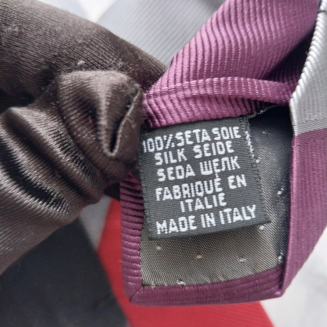 지안프랑코 페레 실크 블록 패턴 넥타이 9.6cm A+등급 K1457
 상품이미지10