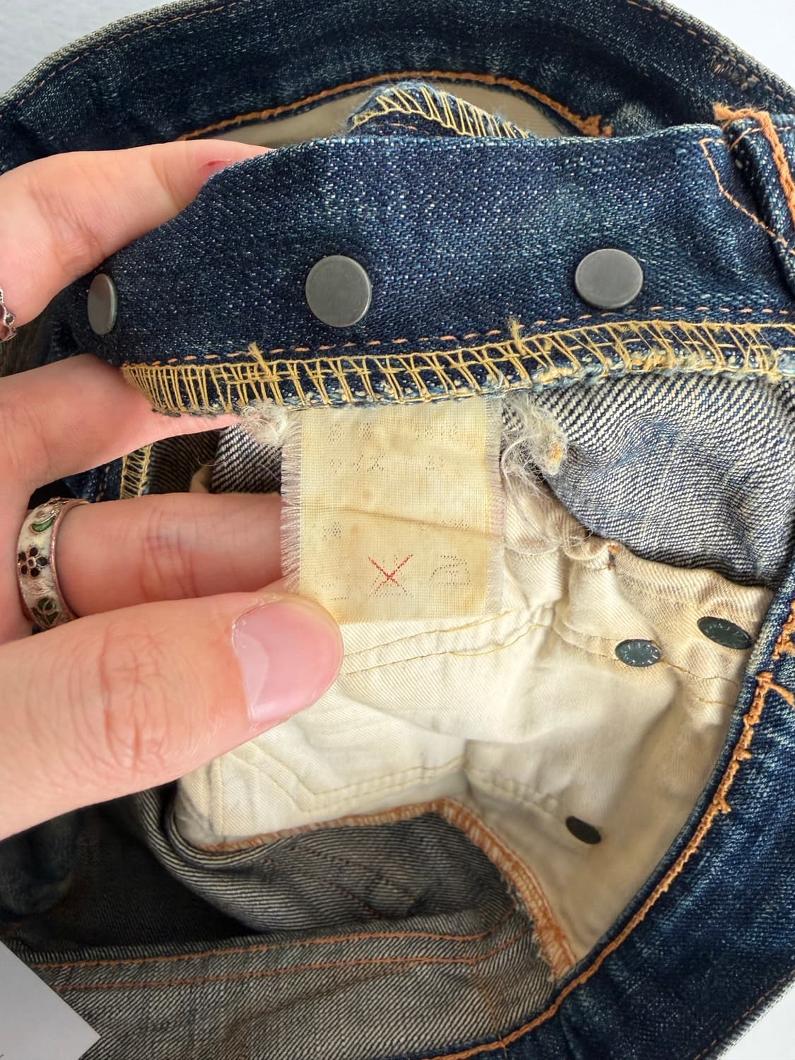 풀카운트 워시드 데님팬츠 상품이미지6