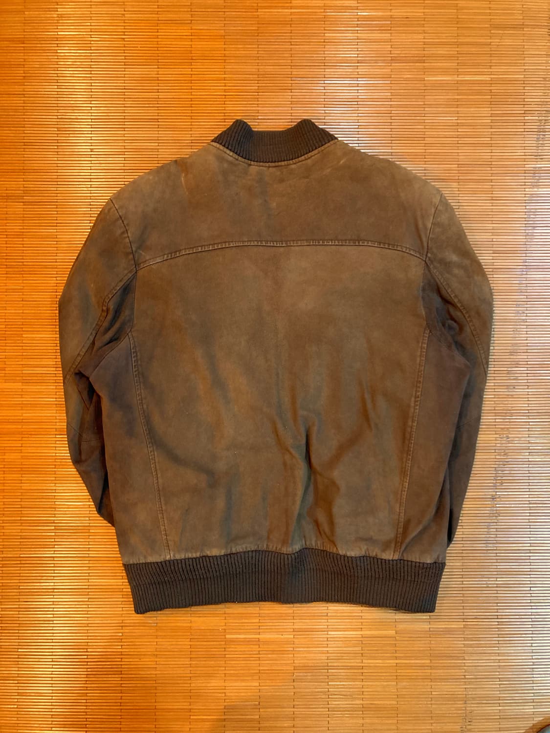 vtg 램스킨 스웨이드 봄버 상품이미지3