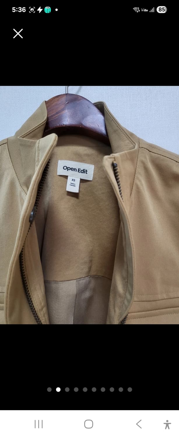 수납많은 베스트! 남녀공용Open Edit 베이지 포켓 베스트55-77 상품이미지9