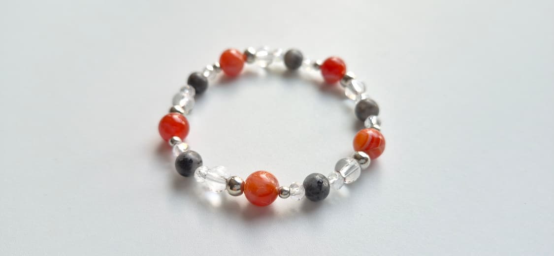 천연원석 팔찌 핸드메이드 래브라도라이트 칼세도니아 크리스탈  상품이미지8