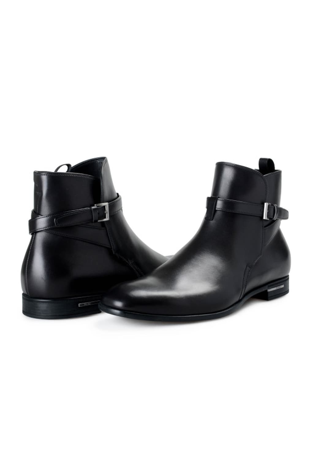 프라다 앵글 첼시 조드퍼 부츠 블랙 상품이미지1