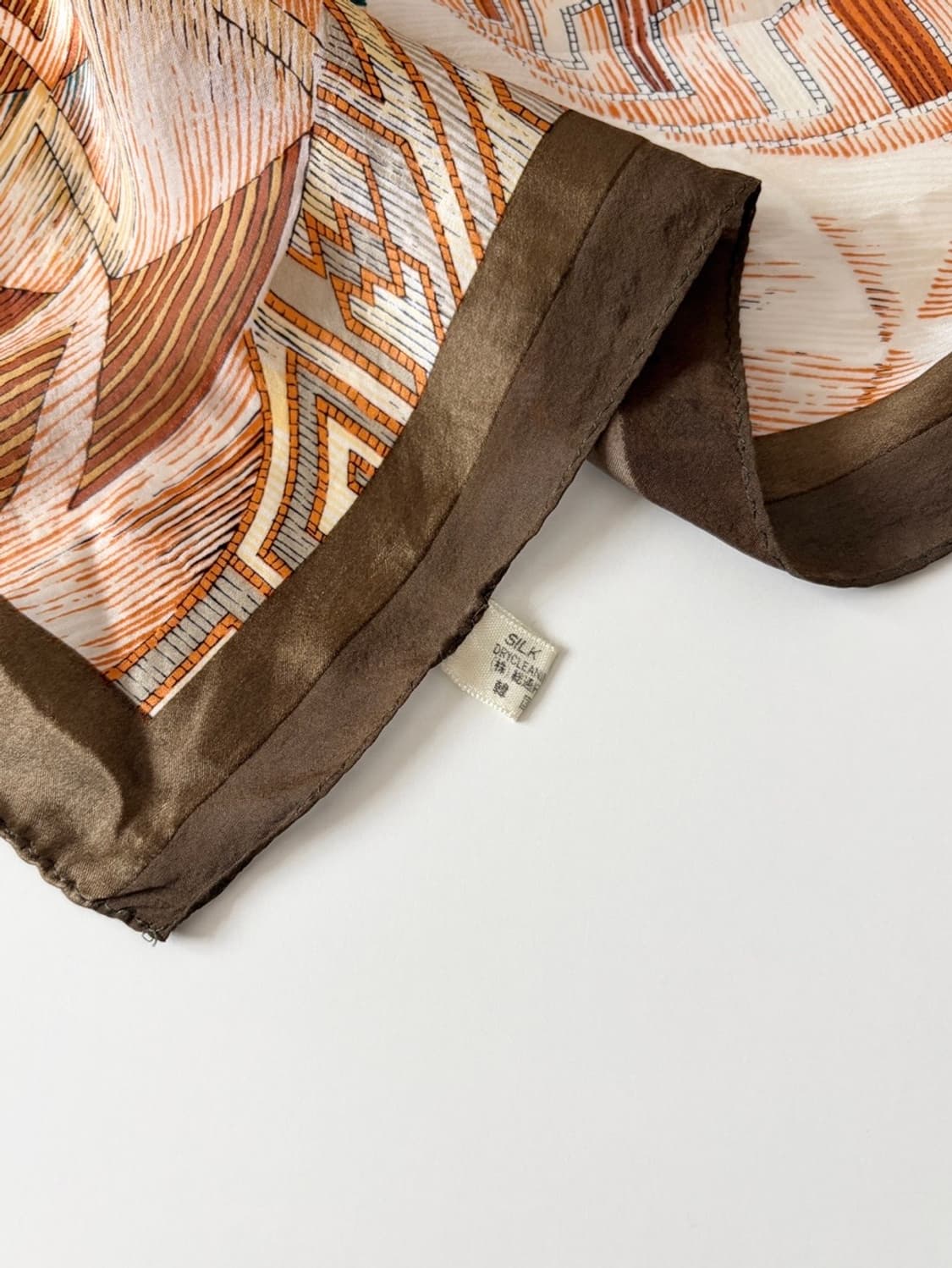 silk patterned scarf 상품이미지4