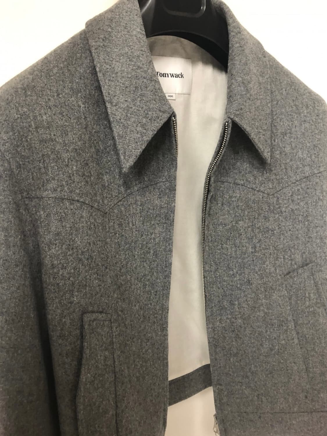 [새상품급]토니웩 그레이 자켓 블루종 M 상품이미지2